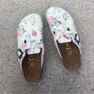 Birkenstock Papillio Floral Boston Clogs